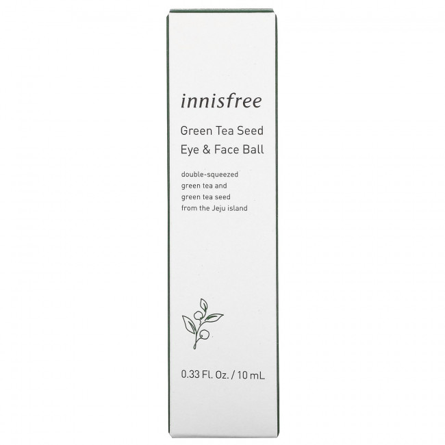 Innisfree, Шарик для глаз и лица с семенами зеленого чая, 10 мл (0,33 жидк. Унции)