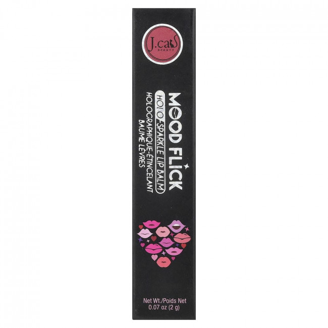 J.Cat Beauty, Mood Flick, Holo-Sparkle Lip Balm, MLB103 Inside Out, 0.07 oz (2 g)