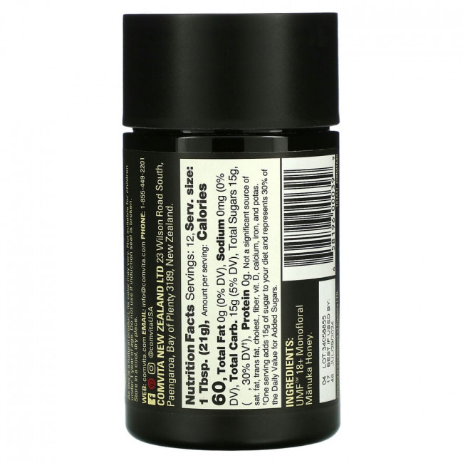 Comvita, Manuka Honey, Certified UMF 18+, MGO 696+, 250 г (8,8 унции) Comvita, Manuka Honey, Certified UMF 18+, MGO 696+, 250 г (8,8 унции)