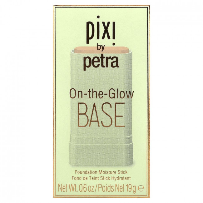 Pixi Beauty, On-The-Glow Base, увлажняющий стик-основа под макияж, ваниль, 19 г (0,6 унции)