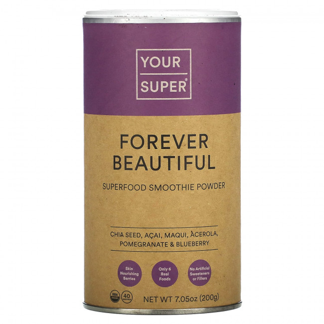 Your Super, Forever Beautiful, Superfood Smoothie Powder, 7.05 oz (200 g) Your Super, Forever Beautiful, Superfood Smoothie Powder, 7.05 oz (200 g)