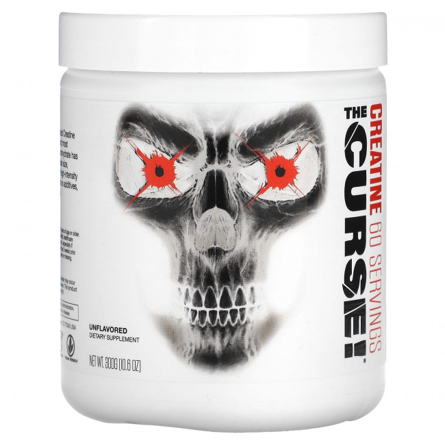 JNX Sports, The Curse, креатин, без добавок, 300 г (10,6 унции) JNX Sports, The Curse, креатин, без добавок, 300 г (10,6 унции)