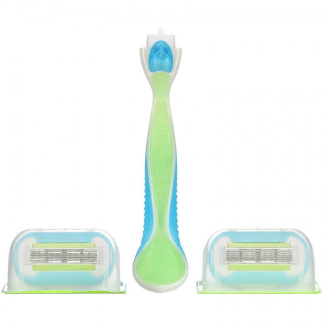 Gillette, Venus, Extra Smooth, 1 бритвенный станок + 2 кассеты