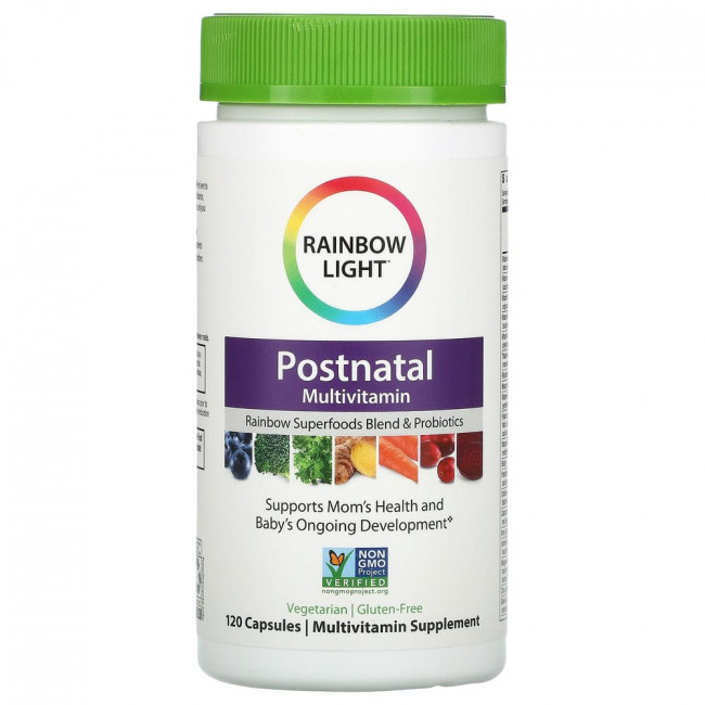 Rainbow Light, Мультивитамины для послеродового периода, 120 капсул