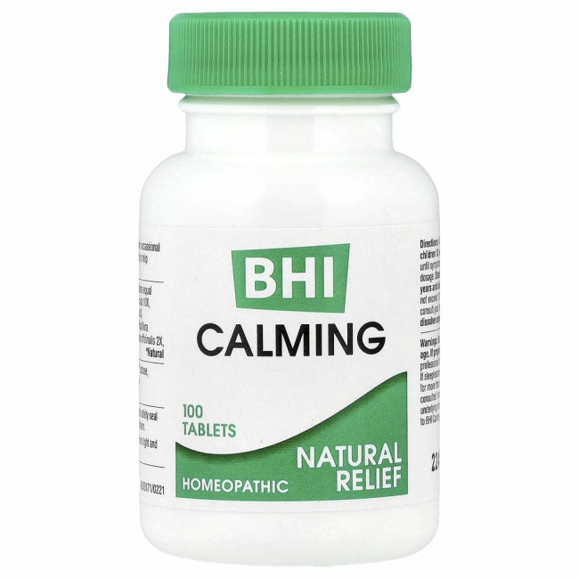 MediNatura, BHI, Calming, 100 таблеток