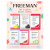 Freeman Beauty, Let it Glow, косметические маски для лица, разнообразная упаковка, 6 пакетиков по 7 мл (0,24 жидк. Унции)