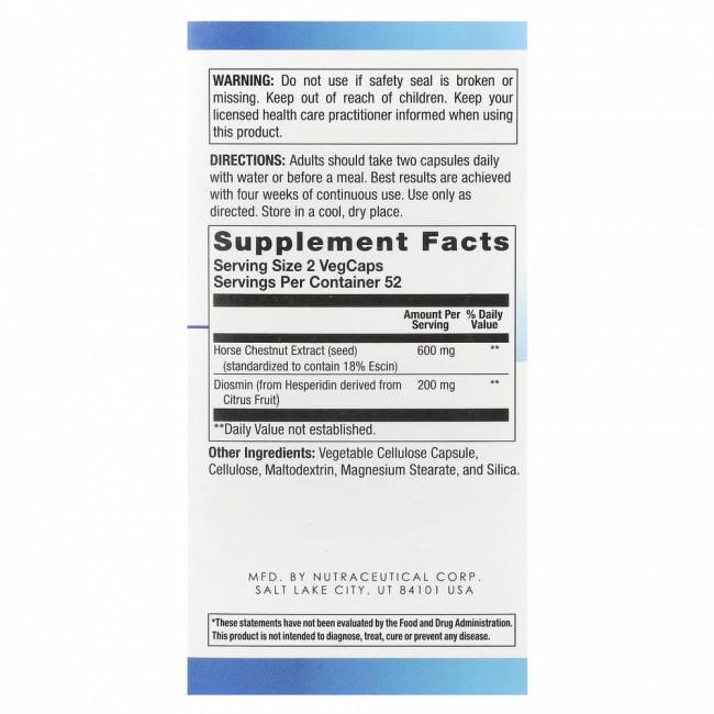 BodyGold, Venastat, средство для здоровья вен ног, 105 капсул