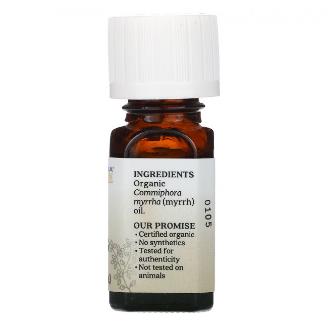 Aura Cacia, чистое эфирное масло, органическая мирра, 7,4 мл (0,25 жидк. унции) Aura Cacia, чистое эфирное масло, органическая мирра, 7,4 мл (0,25 жидк. унции)