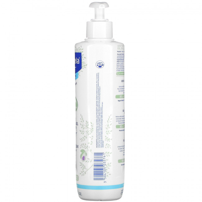 Mustela, детский мягкий гель для волос и тела с авокадо, для нормальной кожи, 500 мл (16,9 жидк. унций)