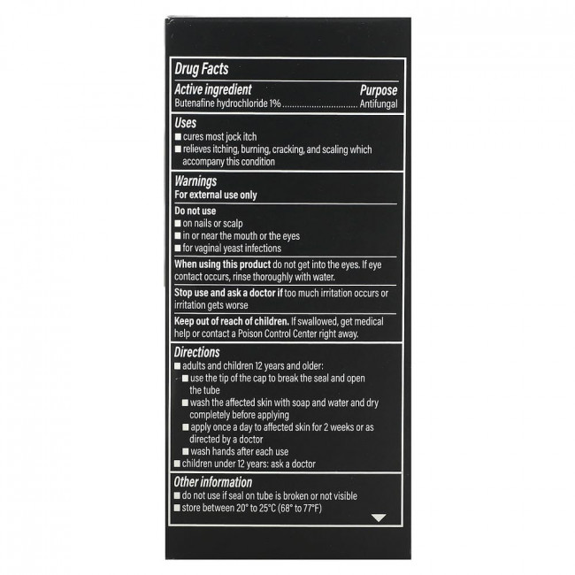 Lotrimin, Ultra Jock Itch Cream, 0.42 унции (12 г)