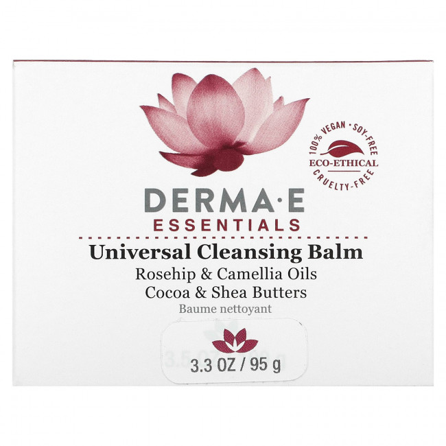 Derma E, Essentials, универсальный очищающий бальзам, 100 г (3,5 унции)