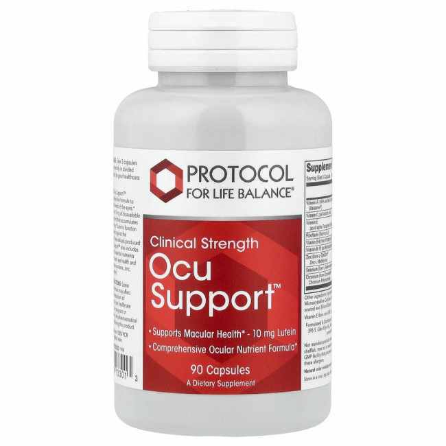 Protocol for Life Balance, Ocu Support, клиническая эффективность, 90 растительных капсул