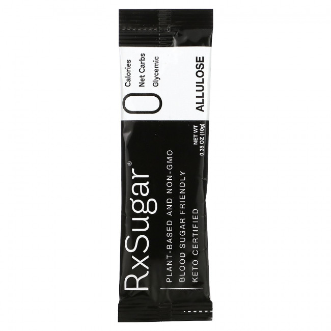 RxSugar, Аллулоза, 30 пакетиков по 10 г (0,35 унции)