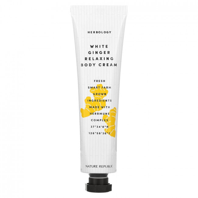 Nature Republic, Herbology, Расслабляющий крем для тела с белым имбирем, 70 мл (2,36 жидких унции) (Снят с производства)