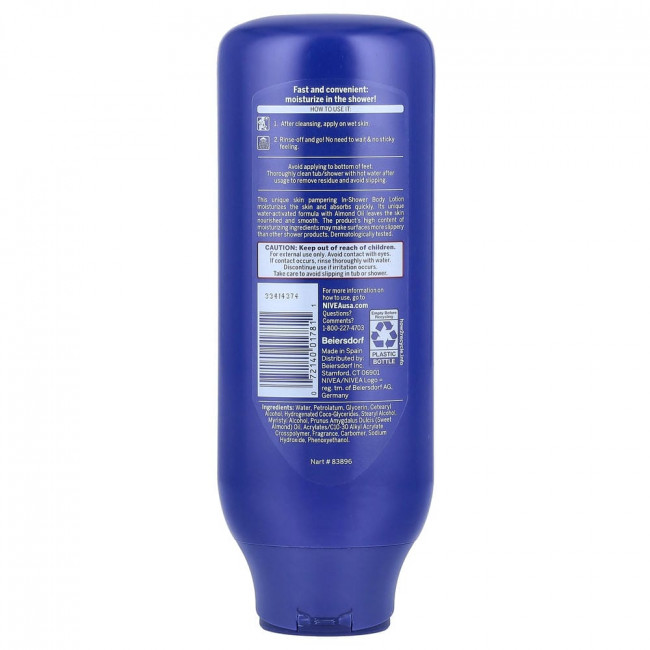 Nivea, лосьон для тела для принятия душа, 400 мл (13,5 жидких унций)