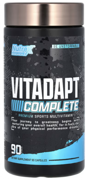 Nutrex Research, Vitadapt Complete, мультивитамины для занятий спортом, 90 таблеток