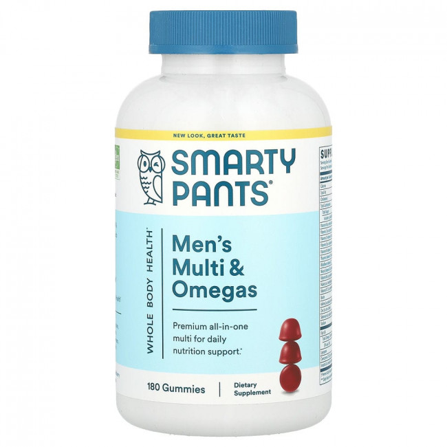 SmartyPants, Комплекс для мужчин, 180 жевательных таблеток