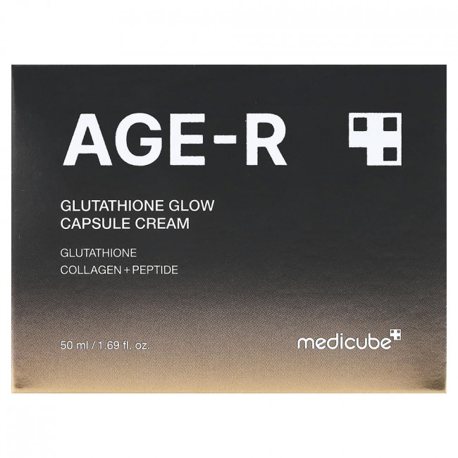 Medicube, Age-R, капсульный крем с глутатионом для сияния кожи, 50 мл (1,69 жидких унций)