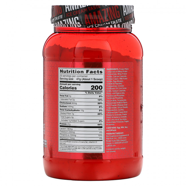 BSN, Syntha-6, сливочница с ягодами и ягодами, 1,17 кг (2,59 фунта) BSN, Syntha-6, сливочница с ягодами и ягодами, 1,17 кг (2,59 фунта)