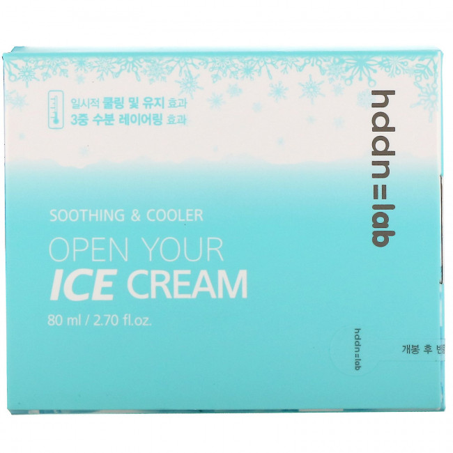 SNP, Hddn Lab Open Your Ice, крем с охлаждающим эффектом, 80 мл (2,70 жидк. унций)