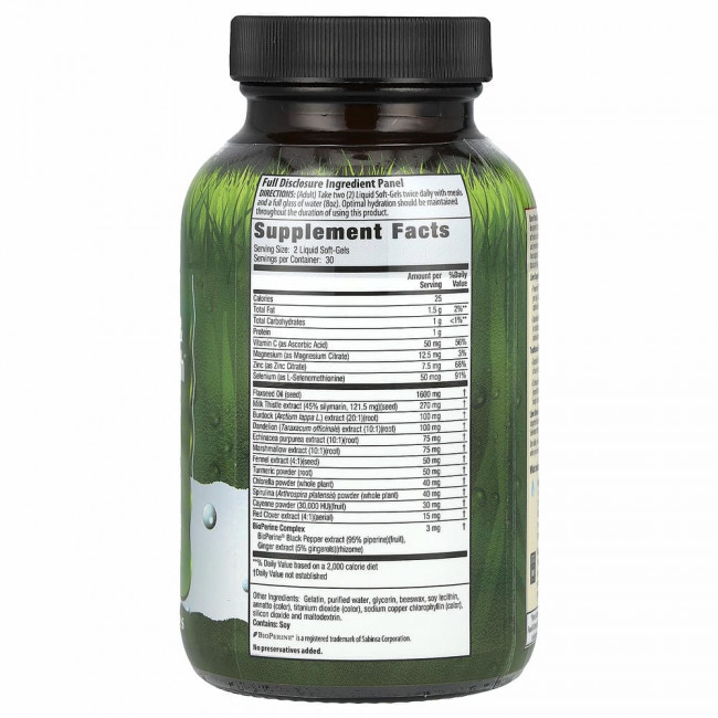 Irwin Naturals, Liver Detox & Blood Refresh, добавка для очистки печени и крови, 60 капсул с жидкостью Irwin Naturals, Liver Detox & Blood Refresh, добавка для очистки печени и крови, 60 капсул с жидкостью
