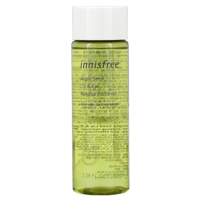 Innisfree, Средство для снятия макияжа с губ и глаз Apple Seed, 3,38 жидких унций (100 мл) Innisfree, Средство для снятия макияжа с губ и глаз Apple Seed, 3,38 жидких унций (100 мл)