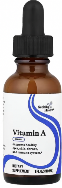 Seeking Health, Витамин A в каплях, 1500 мкг RAE / капли, 30 мл (1 жидк. Унция)
