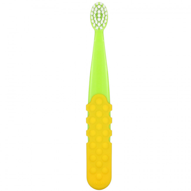 RADIUS, Totz Plus Brush, зубная щетка, для детей от 3 лет, экстра мягкая, сине-желтая, 1 шт. RADIUS, Totz Plus Brush, зубная щетка, для детей от 3 лет, экстра мягкая, сине-желтая, 1 шт.