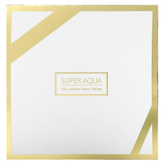 Missha, Super Aqua, восстанавливающий крем с экстрактом секрета улитки для обновления клеток кожи, 52 мл (1,75 жидк. унции)