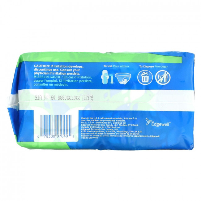 Stayfree, Ultra Thin, Super Long with Wings Pads, 32 Pads