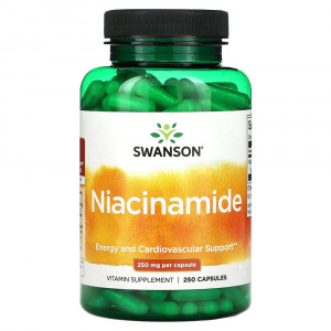 Swanson, Ниацинамид, 250 мг, 250 капсул Swanson, Ниацинамид, 250 мг, 250 капсул
