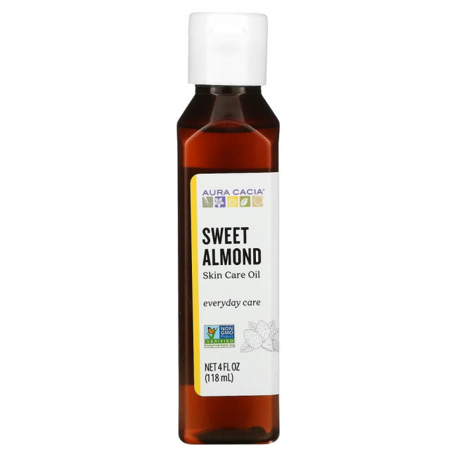 Aura Cacia, масло для тела, сладкий миндаль, 118 мл (4 жидк. унции) Aura Cacia, масло для тела, сладкий миндаль, 118 мл (4 жидк. унции)