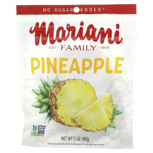 Mariani Dried Fruit, Family, Pineapple, 5 oz (142 g)