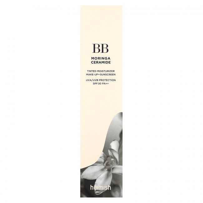 Heimish, BB-крем Moringa Ceramide, тонирующее увлажняющее средство для макияжа и солнцезащитного крема, SPF 30 PA ++, средний 25N, 30 г (1,05 унции) Heimish, BB-крем Moringa Ceramide, тонирующее увлажняющее средство для макияжа и солнцезащитного крема, SPF 30 PA ++, средний 25N, 30 г (1,05 унции)