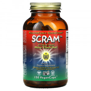 HealthForce Superfoods, Scram, 150 веганских капсул HealthForce Superfoods, Scram, 150 веганских капсул