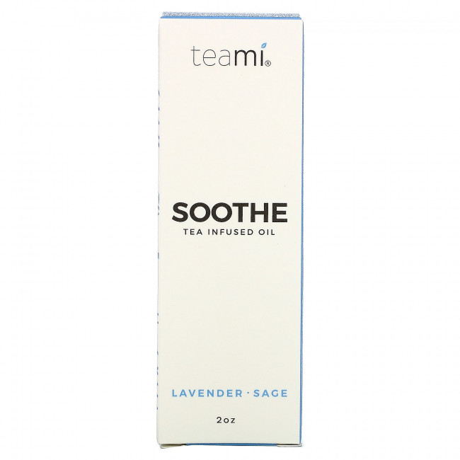 Teami, Soothe, масло с чаем, лаванда и шалфей, 2 унции