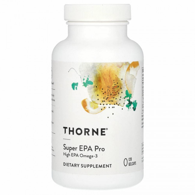 Thorne Research, Super EPA Pro, 120 желатиновых капсул Thorne Research, Super EPA Pro, 120 желатиновых капсул