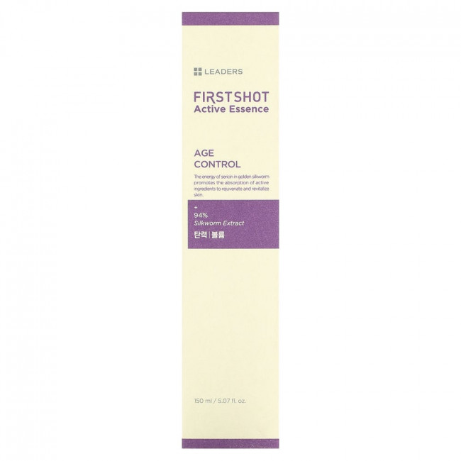 Leaders, First Shot Active Essence, Age Control, 5.07 fl oz (150 ml)
