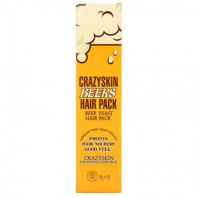 Crazy Skin, маска для волос с дрожжами, 200 г