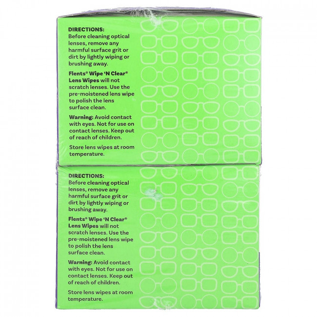 Flents, Wipe 'N Clear Lens Wipes, 75 Soft-Quilted Lens Wipes
