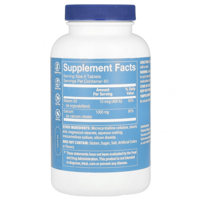 The Vitamin Shoppe, Цитрат кальция и витамин D, 240 таблеток