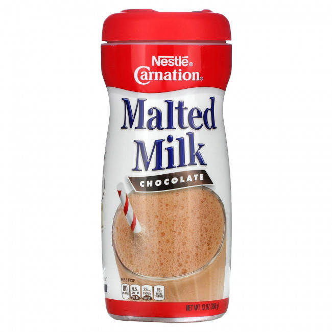Carnation Milk, Солодовое молоко, шоколад, 368 г (13 унций) Carnation Milk, Солодовое молоко, шоколад, 368 г (13 унций)