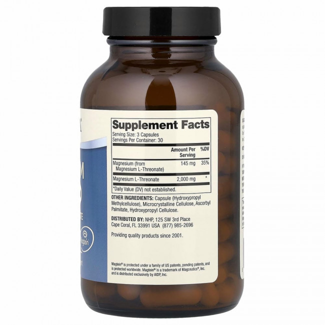 Dr. Mercola, L-треонат магния, 90 капсул Dr. Mercola, L-треонат магния, 90 капсул