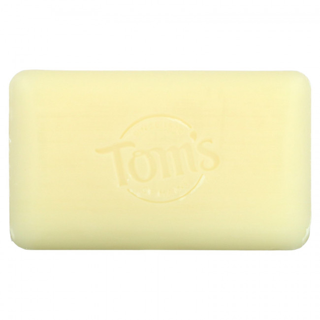 Tom's of Maine, Натуральное мыло для красоты с алоэ вера, без отдушек, для чувствительной кожи, 141 г (5 унций)
