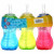 Nuby, No Spill Flex Straw Cups, 12+ M, 3 Pack, 10 oz (300 ml) Each