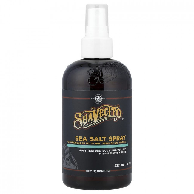 Suavecito, Спрей с морской солью, 8 жидких унций (237 мл)