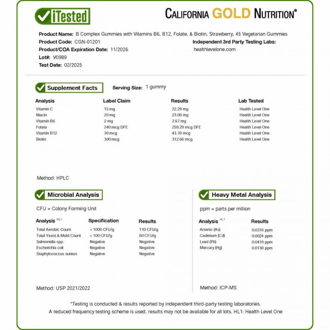 California Gold Nutrition, Жевательные таблетки с комплексом витаминов группы B, без желатина и глютена, натуральный клубничный вкус, 45 жевательных таблеток California Gold Nutrition, Жевательные таблетки с комплексом витаминов группы B, без желатина и глютена, натуральный клубничный вкус, 45 жевательных таблеток