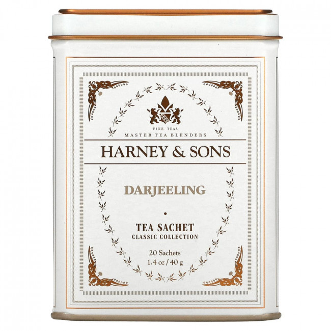 Harney & Sons, Дарджилинг, 20 чайных пакетиков, 1.4 унции (40 г) Harney & Sons, Дарджилинг, 20 чайных пакетиков, 1.4 унции (40 г)