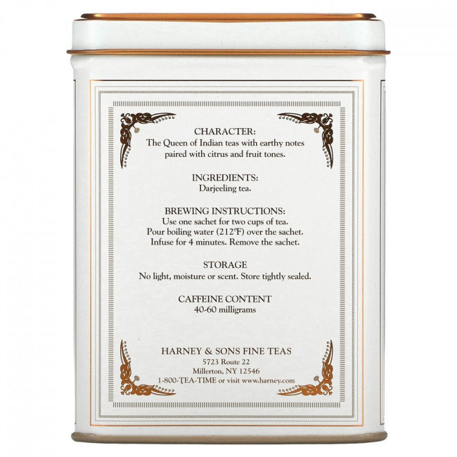 Harney & Sons, Дарджилинг, 20 чайных пакетиков, 1.4 унции (40 г) Harney & Sons, Дарджилинг, 20 чайных пакетиков, 1.4 унции (40 г)