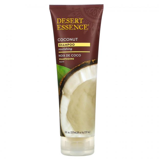 Desert Essence, шампунь питательный с кокосом, 237 мл (8 жидк. унций) Desert Essence, шампунь питательный с кокосом, 237 мл (8 жидк. унций)